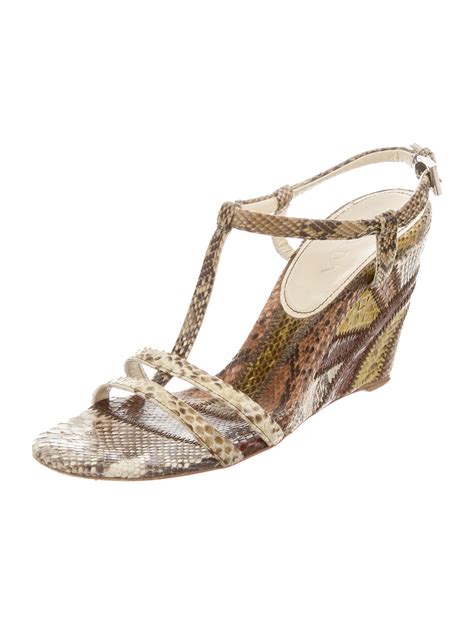 prada snake wedge sandal|Women's Prada Sandals and Flip.